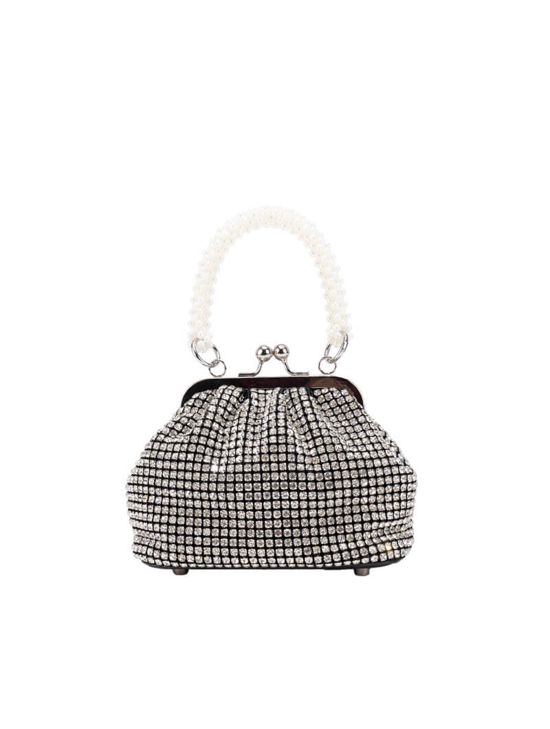 Pochette soirée en strass